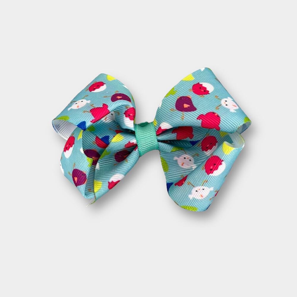 Girls Colorful Baby Chick Clip Hair Bow